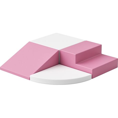 Kletterset, langlebige Schaumstoffkonstruktion, für den Innenbereich, Rosa (1/2)