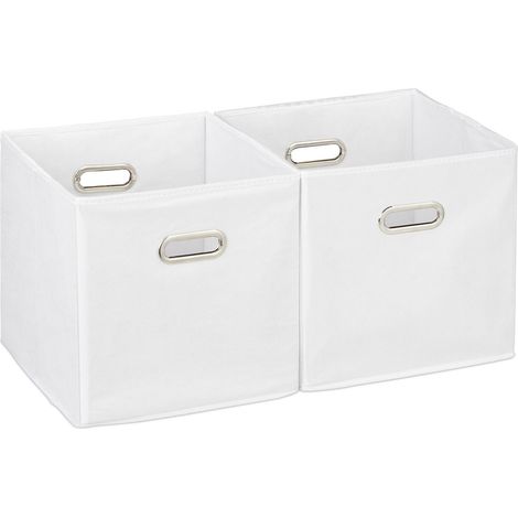 Aufbewahrungsbox aus stoff 2er set (1/5)