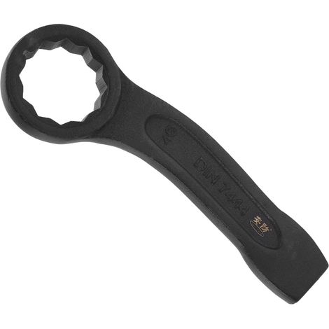 46mm Acier 45 Clé Plate À Frapper Clé À Anneau À Frapper Noir (1/5)