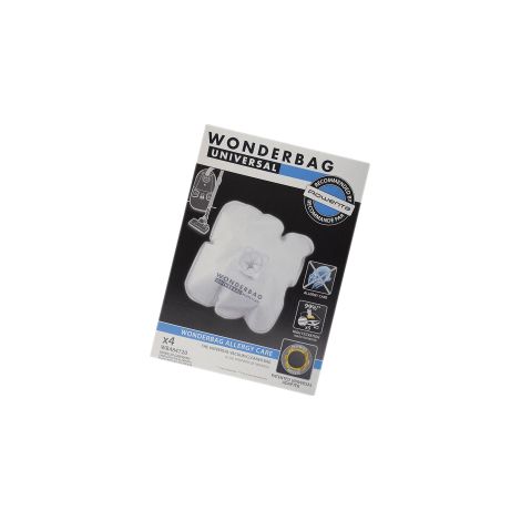 Caja de 4 bolsas de microfibra universales WB484720 ROWENTA