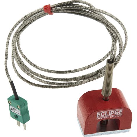 Thermocouple type K, L 1.5m, +250°C max à Fiche mâle miniature ( Prix pour 1 ) (1/4)