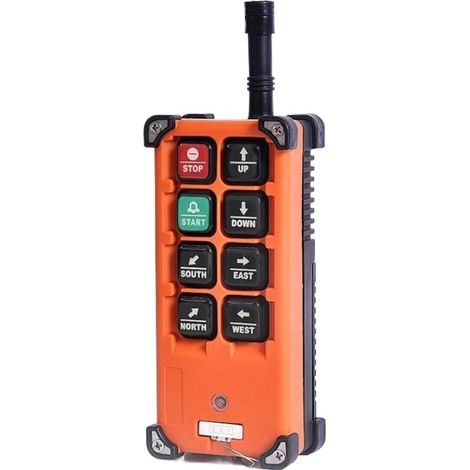 GARRYFIZH Télécommande de Grue sans Fil DC12-72V, émetteur-récepteur pour palan Industriel, Pont Roulant F21-E1B