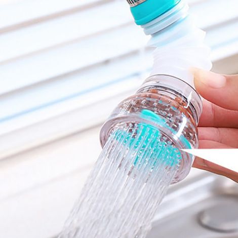 Filtre de robinet pivotant, extensible et résistant aux éclaboussures, pour robinets de salle de bain et de cuisine (1/5)