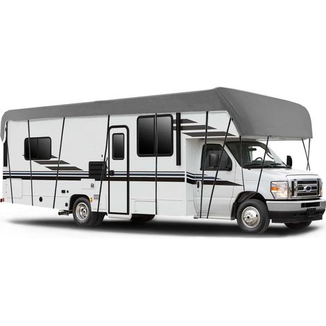 Camper Van Tarpaulin, Covers for Motorhomes and Caravans, Universal 210D Caravan Cover, Sun Protection, Frost Protection (6.5 x 3 m) (7.5 m) (1/5)