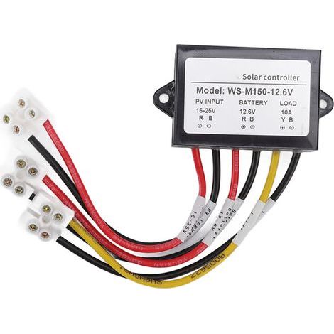 Contrôleur d'énergie solaire, contrôleur solaire MPPT de rectification synchrone 150W 10 12V pour la lumière (1/5)