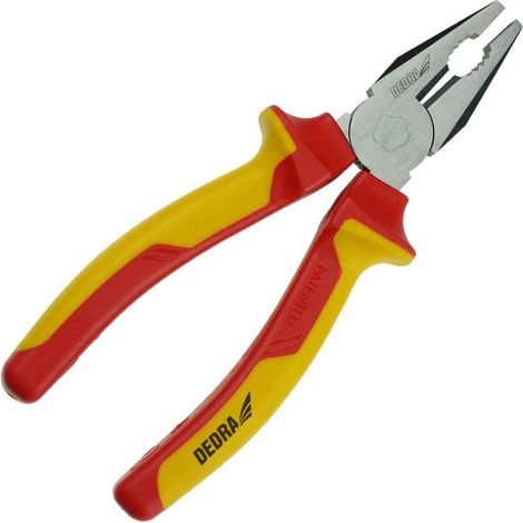 Pinza universale dedra 12v41 isolante 180 mm VDE