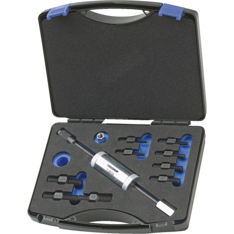 Set di adattatori filettati Gedore con martello scorrevole 700 g