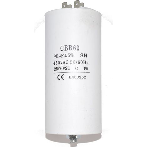 Universal 90 UF Microfarad Appliance Motor Start Run Capacitor
