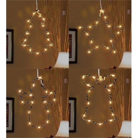 TrendLine LED Aufhänger Weihnachten 14 cm warmweiß 4-fach sortiert 0 (1/3)