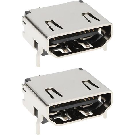 Lot de 2 prises HDMI CECH-2001 pour console de jeu compatible avec Playstation PS3 Slim CECH-2000/2500 Series (1/5)