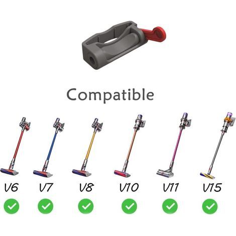 Ein-/Ausschalter-Steuerclip kompatibel mit Dyson V15, V6, V8, V7, V10 und V11 Absolute/Animal/Motorhead Staubsaugern sperrt den Ein-/Aus-Zustand des Netzschalters (1/5)