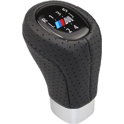 Pommeau de levier de vitesse 5 vitesses – Design ergonomique pour BMW E34 E36 E38 E39 E46 E53 E60 E61 E63 E64 E83 E90 E91 E92 E93 – Installation facile