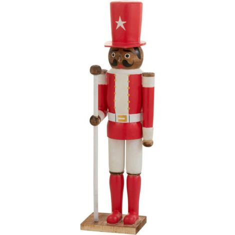 Statue Déco "Casse Noisette" 102cm Rouge