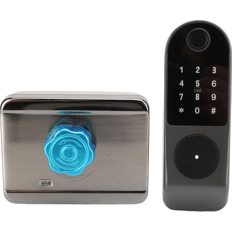 Fingerprint Electric Aluminum Deadbolt Control Alloy Heavy Smart theft