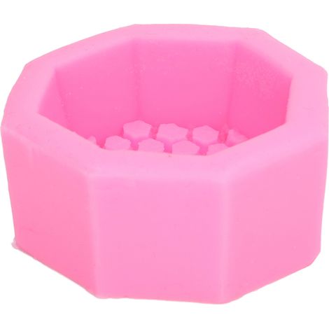 Silikonform zum Selbermachen von dreidimensionaler Wabenform aus Fondant und handgemachter Seife (1/5)