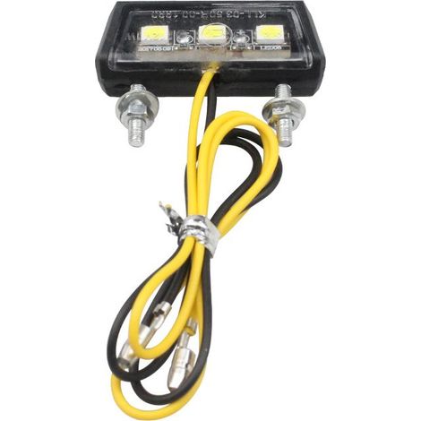 1 Pièce Moto Plaque d'immatriculation Lumière 3 SMD LED puce Mini Lampe Minuscule (1/5)