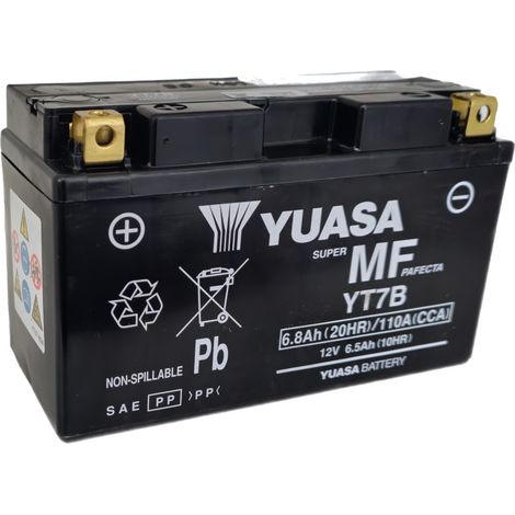 sla yuasa batterie für motorrad yamaha 250 tt-r 1996 bis 2005