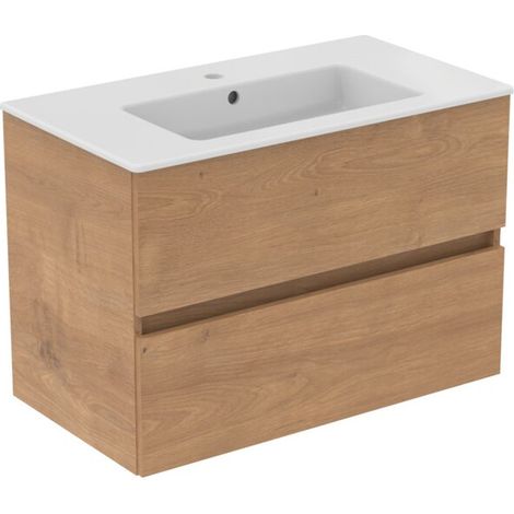 IDEAL STANDARD R0574Y8 Ensemble meuble Eurovit+ avec vasque 81 cm Blanc (1/5)