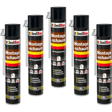 IsolBau Hose Mounting Foam B2 Montageschaum 5 x 750ml (1/5)