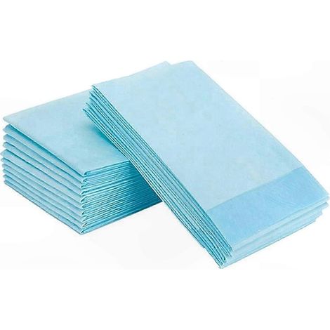Alèses absorbantes jetables, paquet de 50, 60 x 60 cm, adaptées aux adultes et aux enfants, solution de protection imperméable et douce (1/5)
