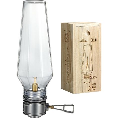 Gas-Kerzenlampe für den Außenbereich, geeignet für Zelt, Camping, Wandern und Angeln