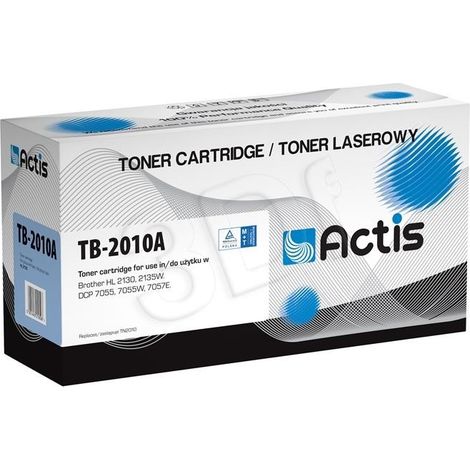 ACTIS TB-2010A - Tóner Brother TN-2010, 1000 páginas, negro