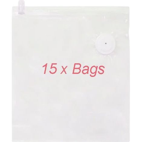 Aufbewahrungsbeutel, Reißverschlussverschluss, Wiederverwendbares Design, 15 Taschen-a, 21x22cm (1/2)