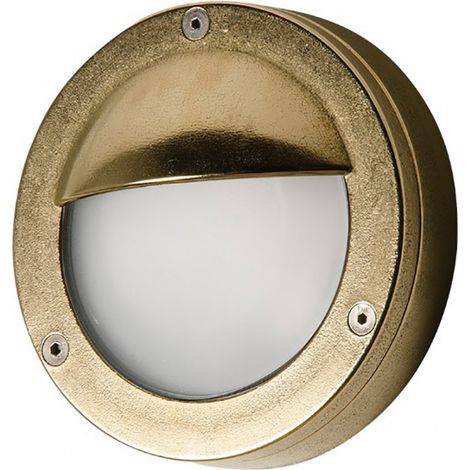 Applique esterno rustico lampadari bartalini sol 4 ov 830 ao gx53 led ottone lampada parete (1/5)