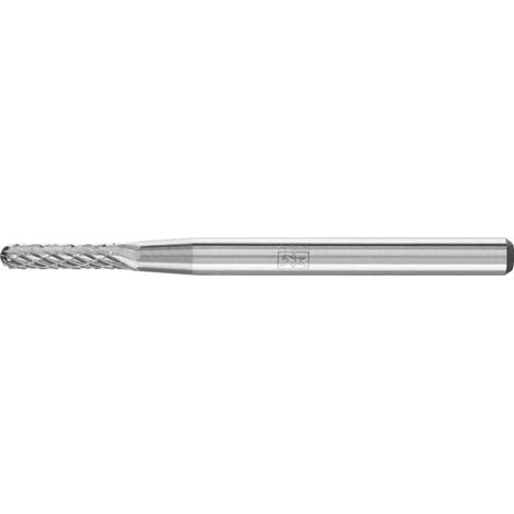 PFERD TOOLS Hartmetall Frässtift Walzenrund WRC Ø 02x10mm Schaft-Ø 3 mm Z4 universal mittel fein (1/5)