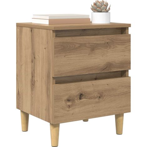 Maison Exclusive - Mueble de cama con cajón Roble artesanal 40 x