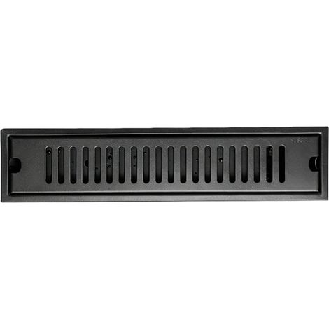 Bonde de douche rectangulaire en acier inoxydable, grande (1/5)