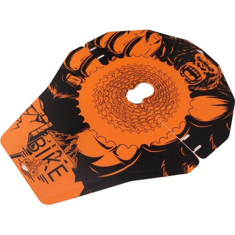 Housse de lavage pour vélo en polypropylène (PP) anti-taches d'huile et résistante à l'usure, protège-disque de frein pour VTT. (1/5)