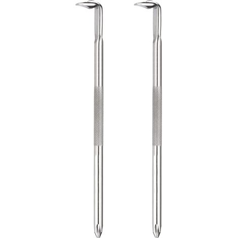 2PCS Tournevis Décalé PH2/SL6 Angle Droit 90 Degrés Argenté (1/5)