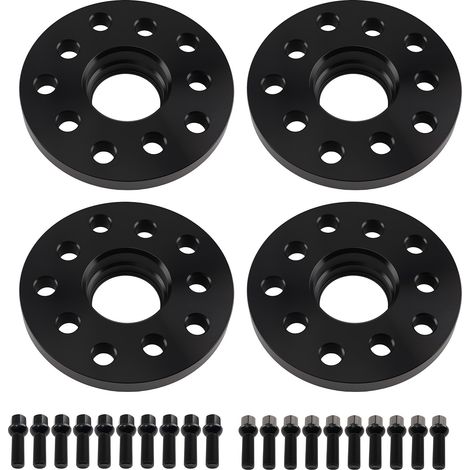 4pcs 12mm + 15mm Wheel Spacers for Audi A3/TT 5x100/5x112 57.1 CB M14x1.5 (1/5)