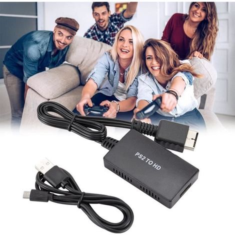 Adaptateur HDMI, Adaptateur convertisseur Audio vidéo HD Compatible pour PS2, Adaptateur HDMI, convertisseur HDMI A540 (1/4)
