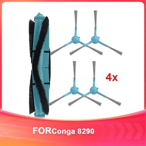 Brosse pour aspirateur Pour Conga 8290 Robot Aspirateur Main and Side Brosse Accessoires Sweeping Machine Consumables