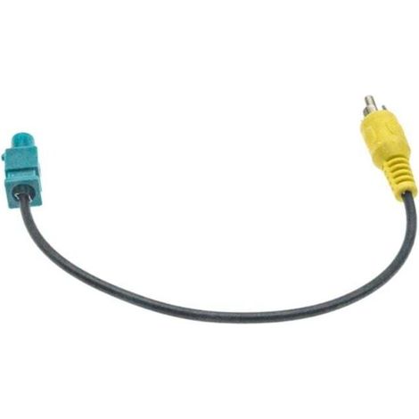 Adaptateur Câble Caméra Recul Fakra Vers Connecteur Ligne Inversion Vue Arrière Voiture (1/3)