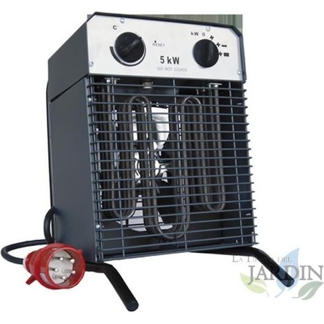 Elektrischer Heizlüfter 5000W 26x40x40 cm