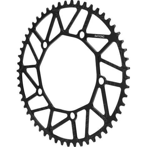 Plateau unique ZTTO Ultra Light LP pour vélo, dents positives et négatives, entraxe 130BCD, accessoire de vélo (54T) (1/5)