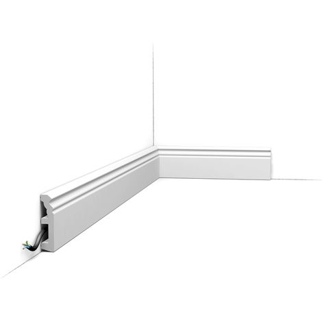 SX195 Plinthe Orac Decor -8 x 1,9 x200cm (h x p x L) - plinthe décorative polymère Carton 8 pièces