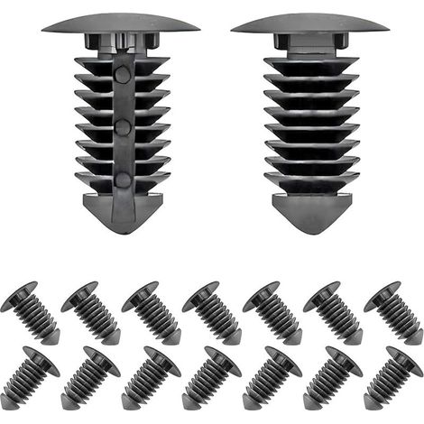 20 Pièces Clips de Fixation pour Pare-chocs Auto, Rivet en Plastique pour Trous de 10 mm, Compatible avec la Plupart des Voitures (1/5)