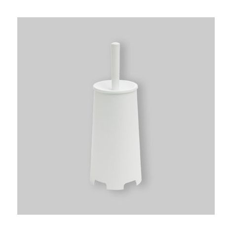 GEDY Oscar Scopino wc da appoggio colore Opalino bianco, 35X13X13 CM peso 0,396 KG, scopino bagno con setole realizzato con Resine termoplastiche, Anni di garanzia 2, design R&S Gedy (1/5)