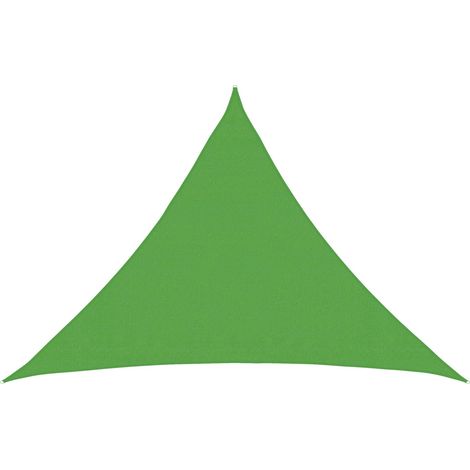 Sunshade Sail Light Green 7 x 5 x 5 m HDPE vidaXL