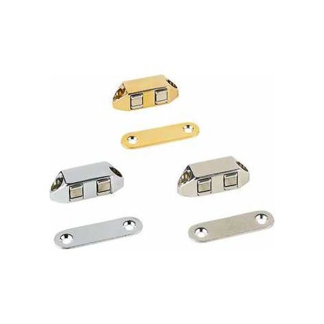 Hettich Haftmagnetschnäpper LM 5402 40 N, vernickelt (1/4)