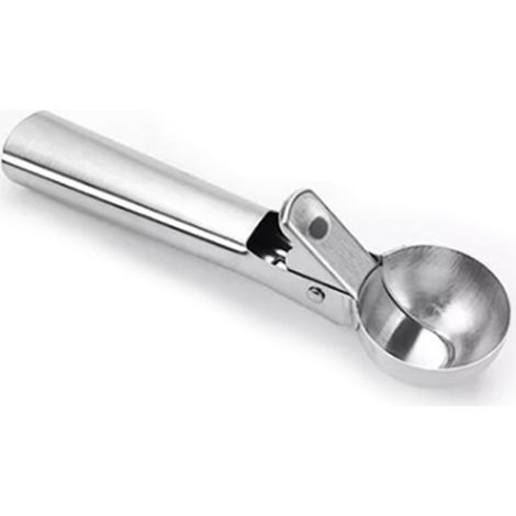 Ice Cream Scoop Stainless Steel Cookie Scoop Multifunctional Manual Portable Ice Cream Scooper for Home Hotel Restaurant (1/5)
