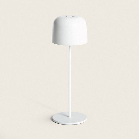 Lámpara de Mesa LED Portátil para Exterior Aluminio con Batería Recargable Wink Blanco (1/4)