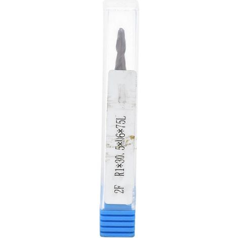 Kegel-Kugelfräser, robust, langlebig, mit glatter, sauberer Oberfläche, Kegel-Schaftfräser zum Schnitzen, R1x30,5x6x