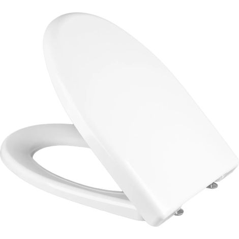 Les rois des sièges de toilettes Lunette WC Koło Solo - Blanc - Duroplast - Antibactérien et Confortable (1/5)