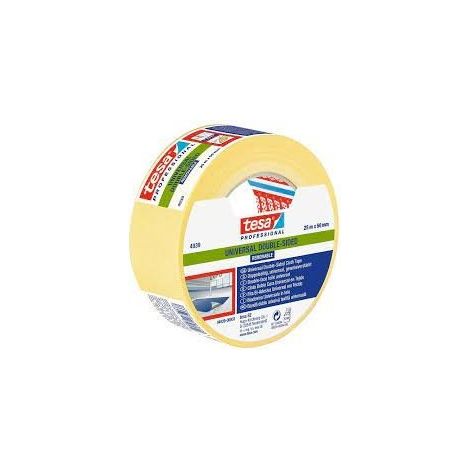 CINTA DOBLE CARA EXTRA TRANSPARENTE 25MX50MM - TESA TAPE
