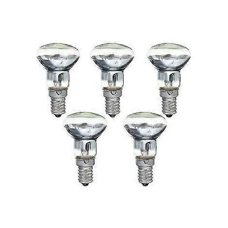Ampoule de rechange pour lampe à lave E14 R39 30w, culot à vis, réflecteur transparent, type spot incandescent (anti-nœuds). (1/3)